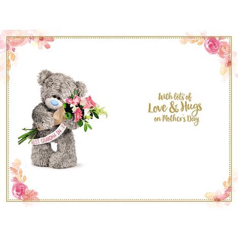 Best Grandma Photo Finish Me to You Bear Mother's Day Card Extra Image 1